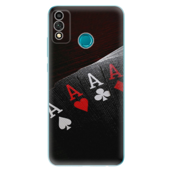 Odolné silikónové puzdro iSaprio - Poker - Honor 9X Lite