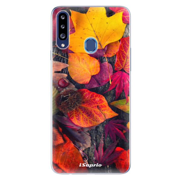 Odolné silikónové puzdro iSaprio - Autumn Leaves 03 - Samsung Galaxy A20s