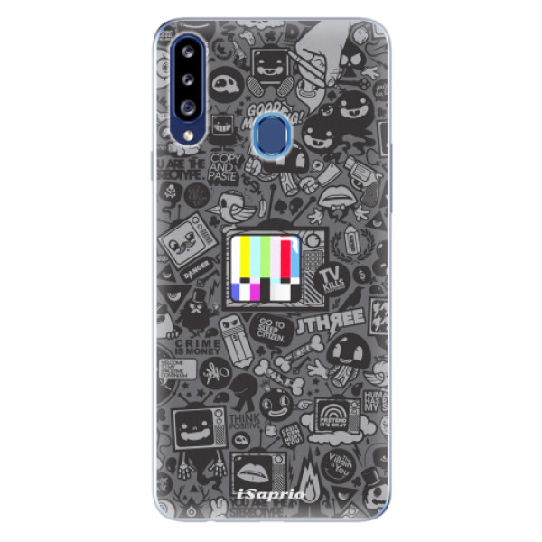 Odolné silikónové puzdro iSaprio - Text 03 - Samsung Galaxy A20s