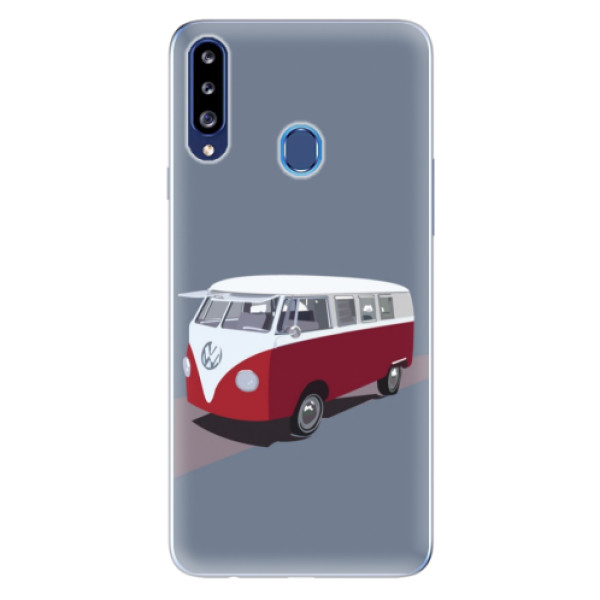 Odolné silikónové puzdro iSaprio - VW Bus - Samsung Galaxy A20s