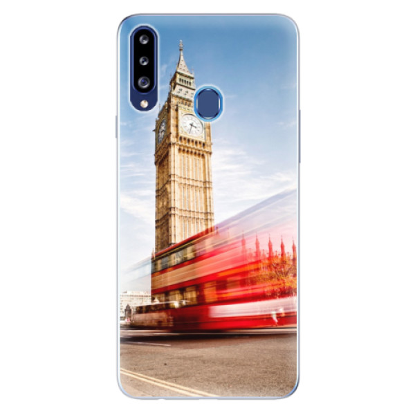 Odolné silikónové puzdro iSaprio - London 01 - Samsung Galaxy A20s