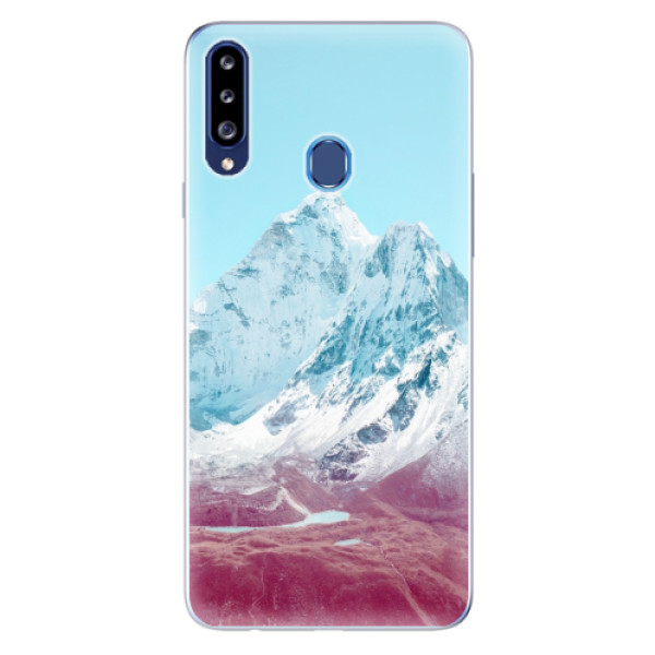 Odolné silikónové puzdro iSaprio - Highest Mountains 01 - Samsung Galaxy A20s