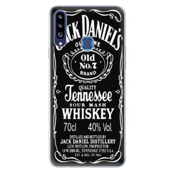 Odolné silikónové puzdro iSaprio - Jack Daniels - Samsung Galaxy A20s