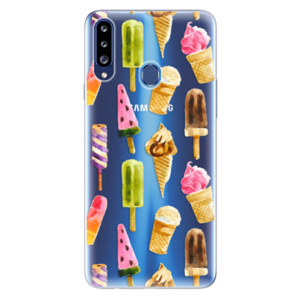 Odolné silikónové puzdro iSaprio - Ice Cream - Samsung Galaxy A20s