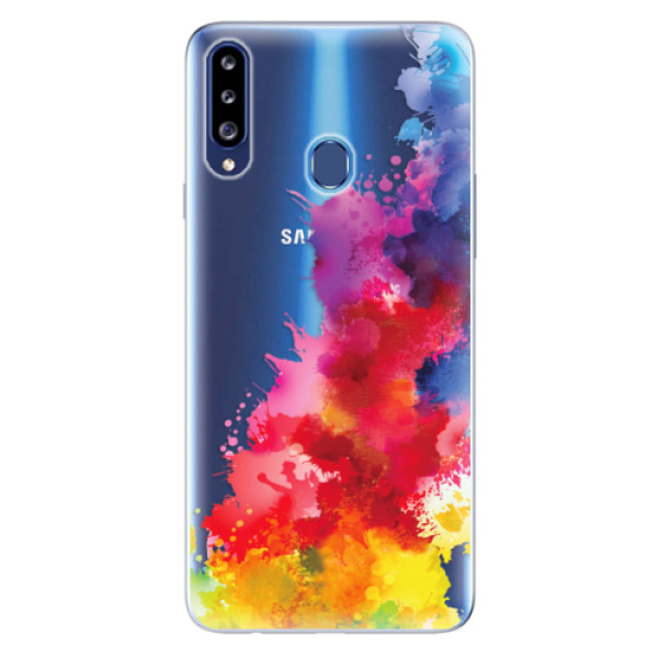 Odolné silikónové puzdro iSaprio - Color Splash 01 - Samsung Galaxy A20s
