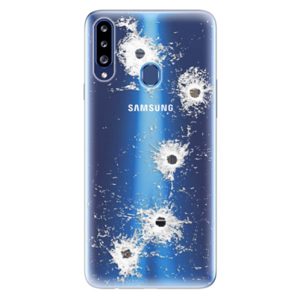 Odolné silikónové puzdro iSaprio - Gunshots - Samsung Galaxy A20s