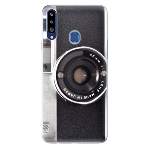 Odolné silikónové puzdro iSaprio - Vintage Camera 01 - Samsung Galaxy A20s