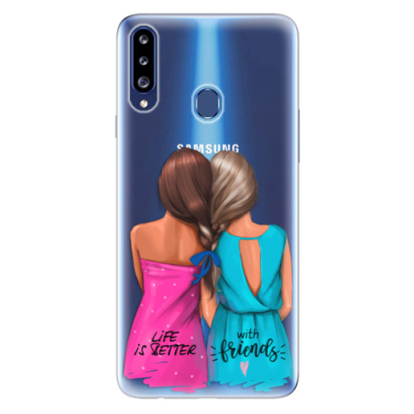 Odolné silikónové puzdro iSaprio - Best Friends - Samsung Galaxy A20s
