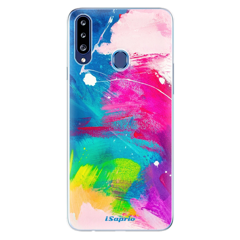 Odolné silikónové puzdro iSaprio - Abstract Paint 03 - Samsung Galaxy A20s