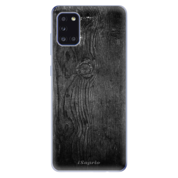 Odolné silikónové puzdro iSaprio - Black Wood 13 - Samsung Galaxy A31