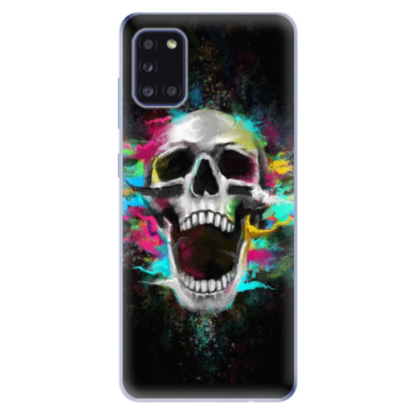 Odolné silikónové puzdro iSaprio - Skull in Colors - Samsung Galaxy A31