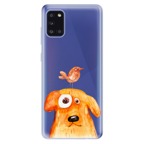 Odolné silikónové puzdro iSaprio - Dog And Bird - Samsung Galaxy A31