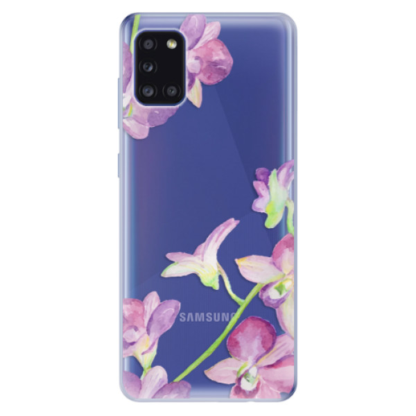 Odolné silikónové puzdro iSaprio - Purple Orchid - Samsung Galaxy A31
