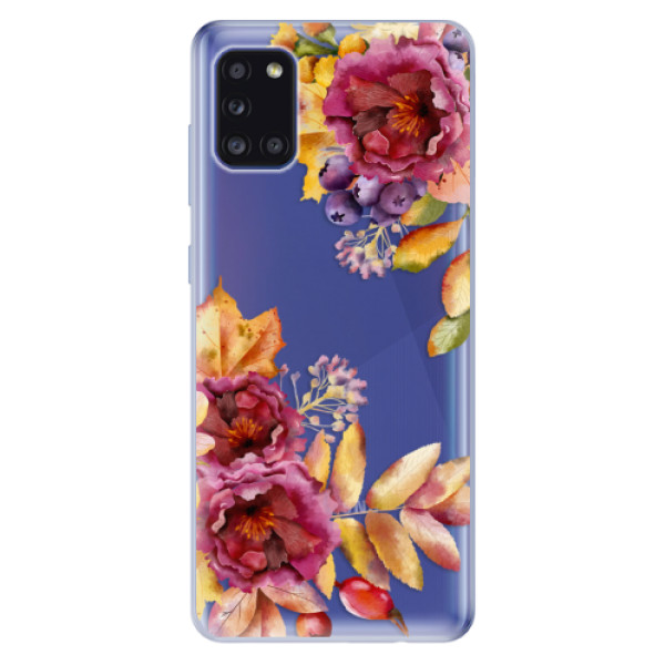 Odolné silikónové puzdro iSaprio - Fall Flowers - Samsung Galaxy A31