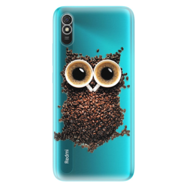Odolné silikónové puzdro iSaprio - Owl And Coffee - Xiaomi Redmi 9A