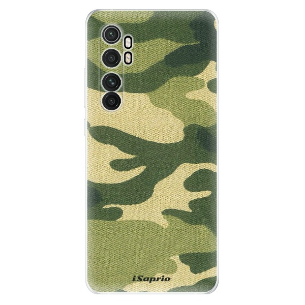 Odolné silikónové puzdro iSaprio - Green Camuflage 01 - Xiaomi Mi Note 10 Lite