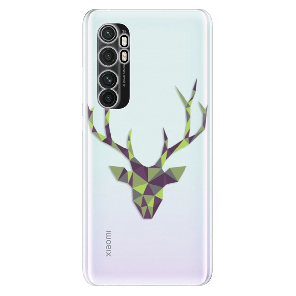 Odolné silikónové puzdro iSaprio - Deer Green - Xiaomi Mi Note 10 Lite