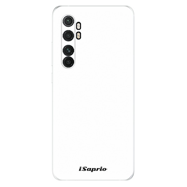 Odolné silikónové puzdro iSaprio - 4Pure - bílý - Xiaomi Mi Note 10 Lite
