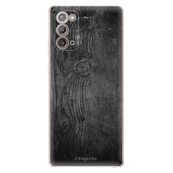Odolné silikónové puzdro iSaprio - Black Wood 13 - Samsung Galaxy Note 20