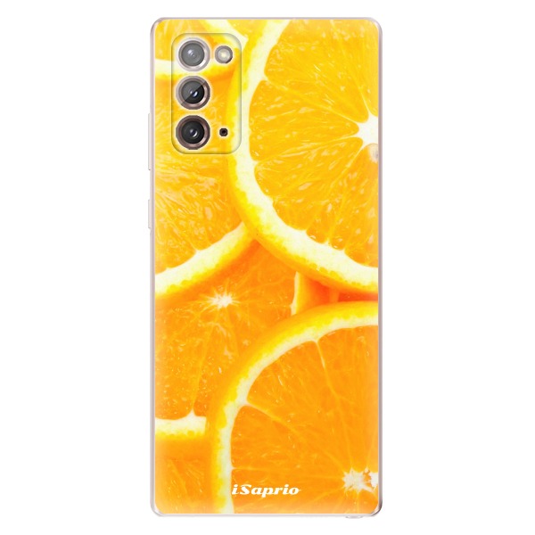 Odolné silikónové puzdro iSaprio - Orange 10 - Samsung Galaxy Note 20