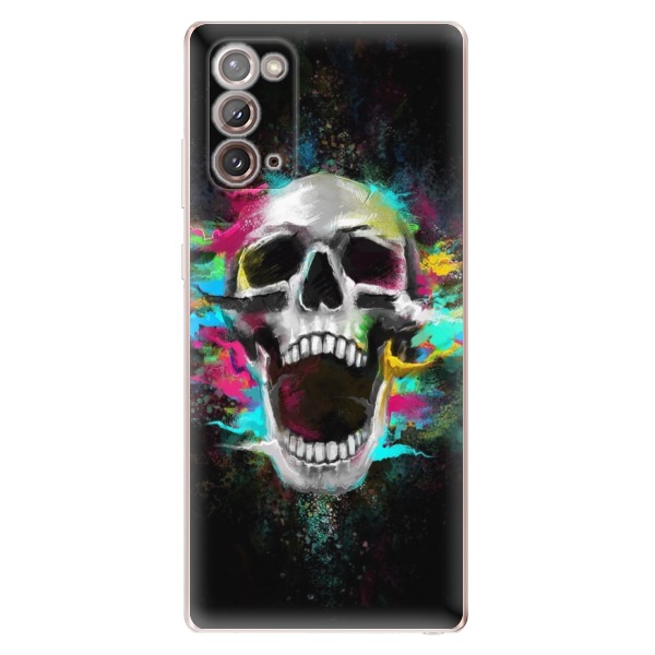 Odolné silikónové puzdro iSaprio - Skull in Colors - Samsung Galaxy Note 20