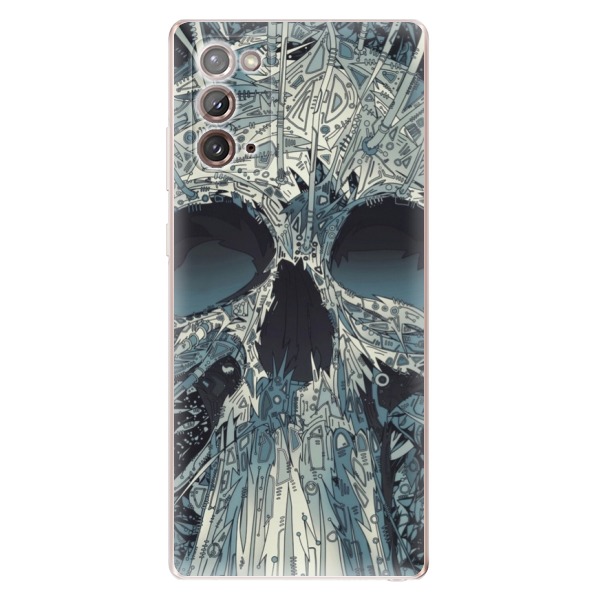 Odolné silikónové puzdro iSaprio - Abstract Skull - Samsung Galaxy Note 20