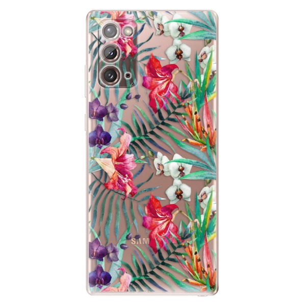 Odolné silikónové puzdro iSaprio - Flower Pattern 03 - Samsung Galaxy Note 20