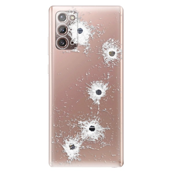 Odolné silikónové puzdro iSaprio - Gunshots - Samsung Galaxy Note 20