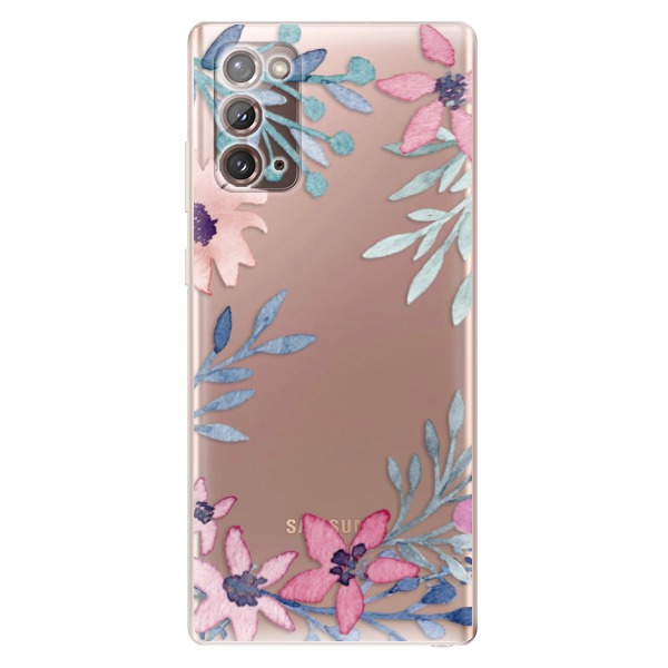 Odolné silikónové puzdro iSaprio - Leaves and Flowers - Samsung Galaxy Note 20