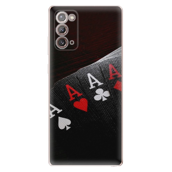 Odolné silikónové puzdro iSaprio - Poker - Samsung Galaxy Note 20