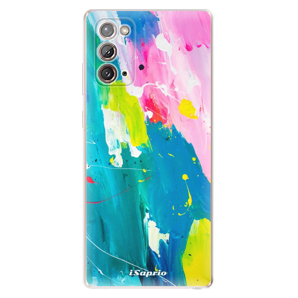 Odolné silikónové puzdro iSaprio - Abstract Paint 04 - Samsung Galaxy Note 20