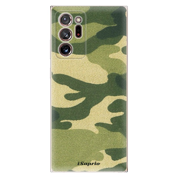 Odolné silikónové puzdro iSaprio - Green Camuflage 01 - Samsung Galaxy Note 20 Ultra
