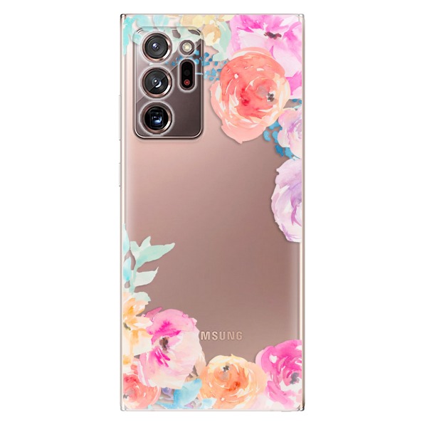 Odolné silikónové puzdro iSaprio - Flower Brush - Samsung Galaxy Note 20 Ultra