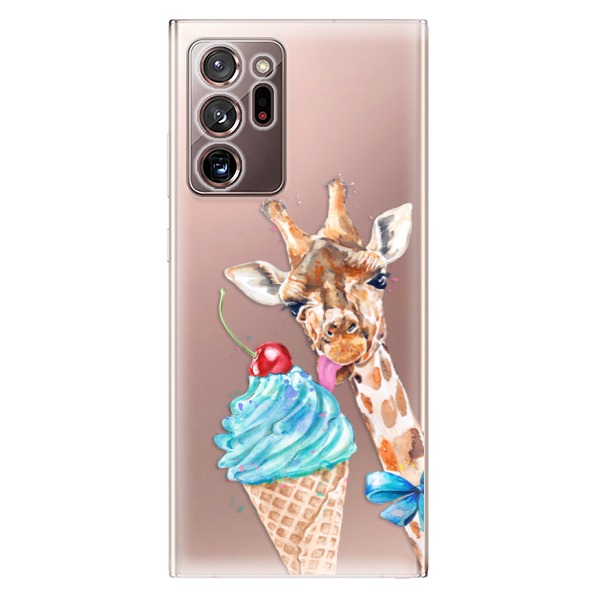 Odolné silikónové puzdro iSaprio - Love Ice-Cream - Samsung Galaxy Note 20 Ultra