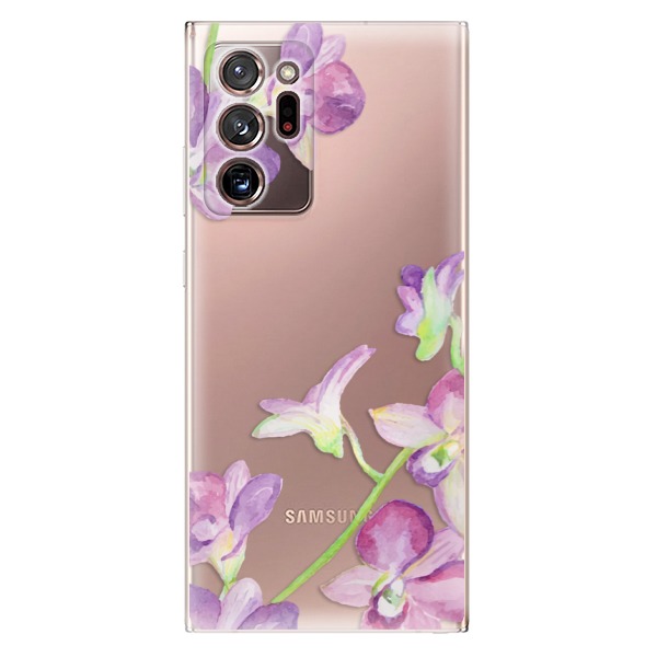 Odolné silikónové puzdro iSaprio - Purple Orchid - Samsung Galaxy Note 20 Ultra