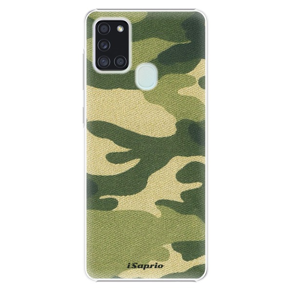 Plastové puzdro iSaprio - Green Camuflage 01 - Samsung Galaxy A21s