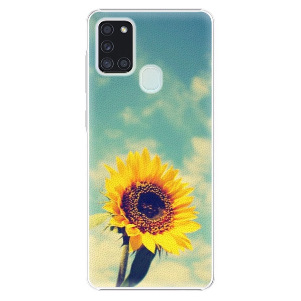 Plastové puzdro iSaprio - Sunflower 01 - Samsung Galaxy A21s