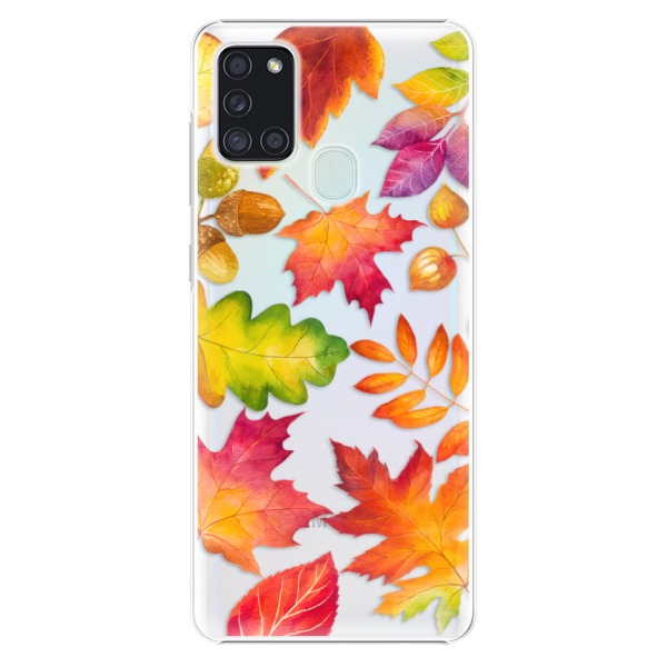 Plastové puzdro iSaprio - Autumn Leaves 01 - Samsung Galaxy A21s