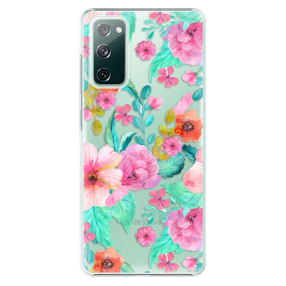 Plastové puzdro iSaprio - Flower Pattern 01 - Samsung Galaxy S20 FE