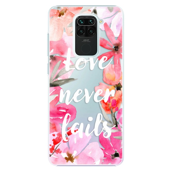 Plastové puzdro iSaprio - Love Never Fails - Xiaomi Redmi Note 9