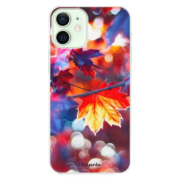 Plastové puzdro iSaprio - Autumn Leaves 02 - iPhone 12 mini
