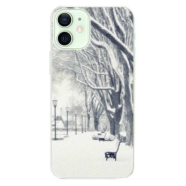 Plastové puzdro iSaprio - Snow Park - iPhone 12 mini