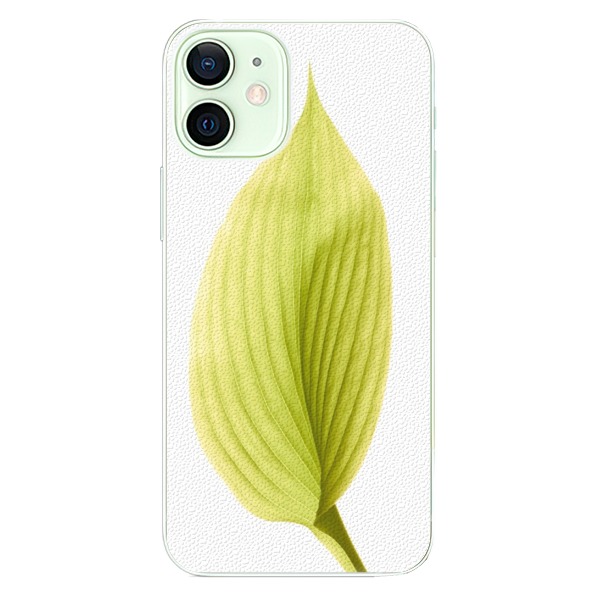 Plastové puzdro iSaprio - Green Leaf - iPhone 12 mini