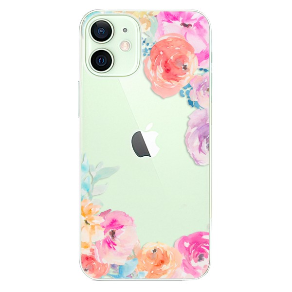 Plastové puzdro iSaprio - Flower Brush - iPhone 12 mini