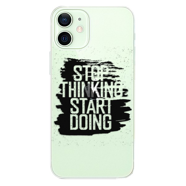 Plastové puzdro iSaprio - Start Doing - black - iPhone 12 mini