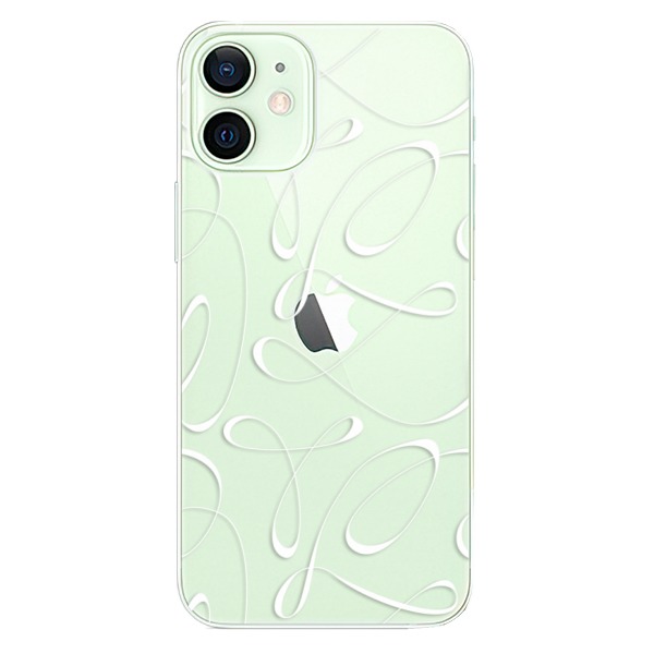 Plastové puzdro iSaprio - Fancy - white - iPhone 12 mini