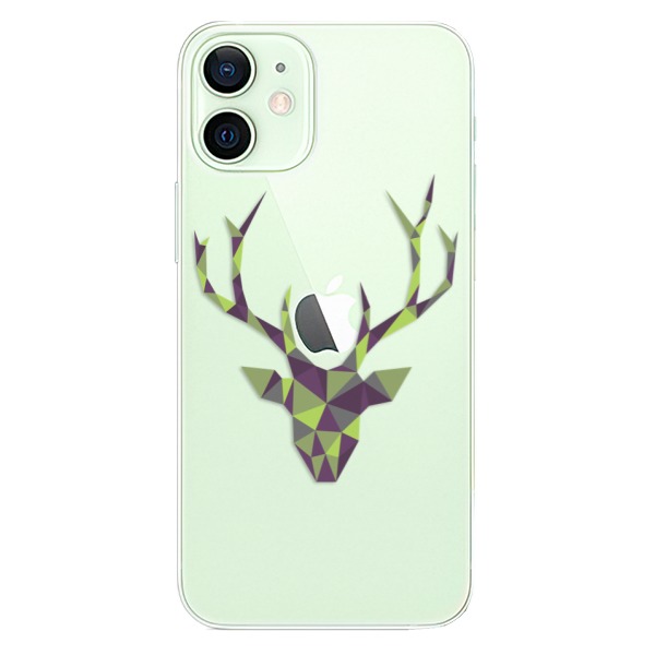 Plastové puzdro iSaprio - Deer Green - iPhone 12 mini