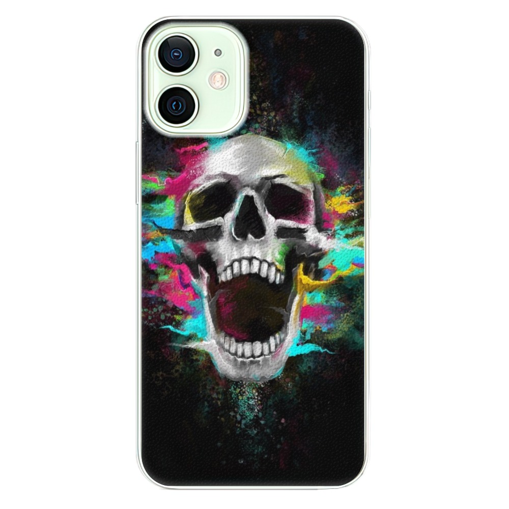 Plastové puzdro iSaprio - Skull in Colors - iPhone 12