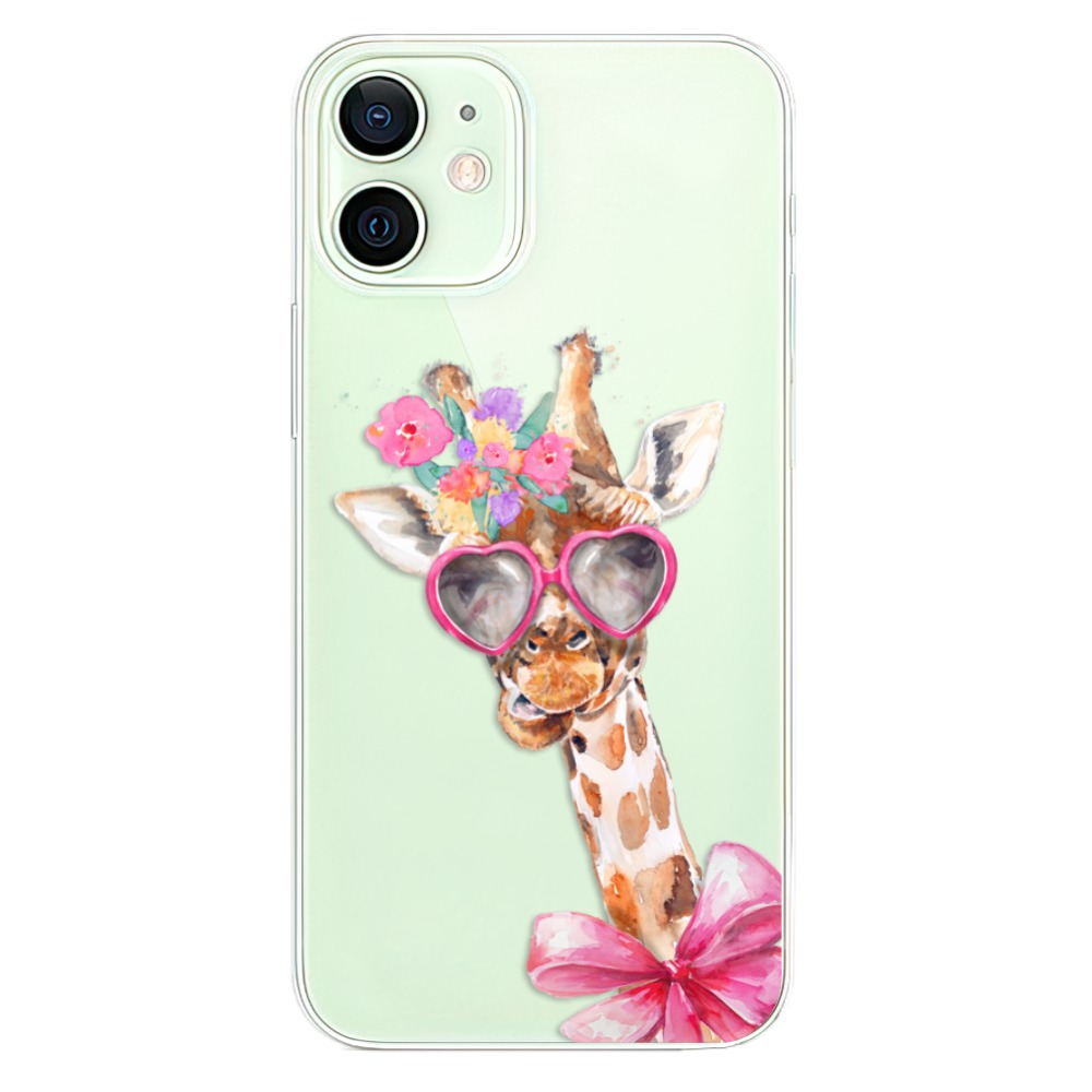 Plastové puzdro iSaprio - Lady Giraffe - iPhone 12