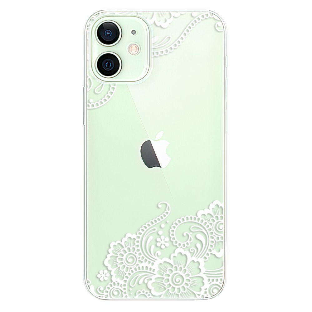 Plastové puzdro iSaprio - White Lace 02 - iPhone 12